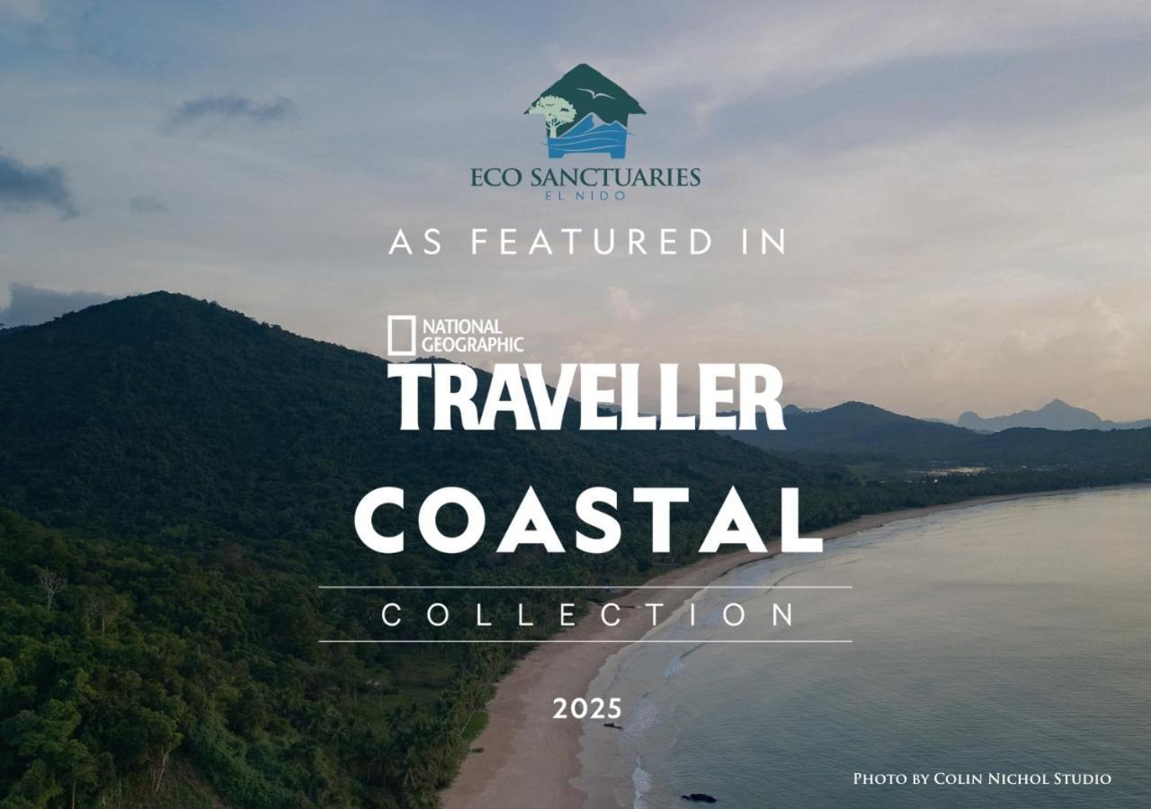 Eco Sanctuaries Nature Lodge Nacpan Beach, إل نيدو المظهر الخارجي الصورة