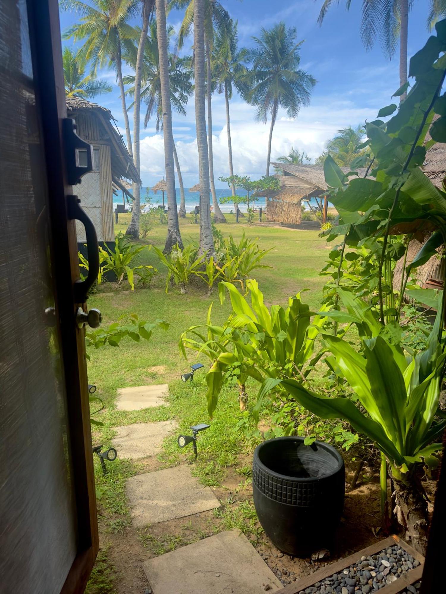 Eco Sanctuaries Nature Lodge Nacpan Beach, إل نيدو المظهر الخارجي الصورة